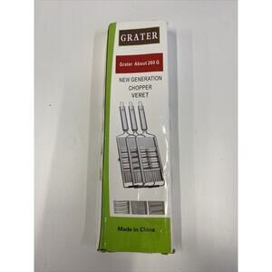 Kitchen Grater With 3 Attachments